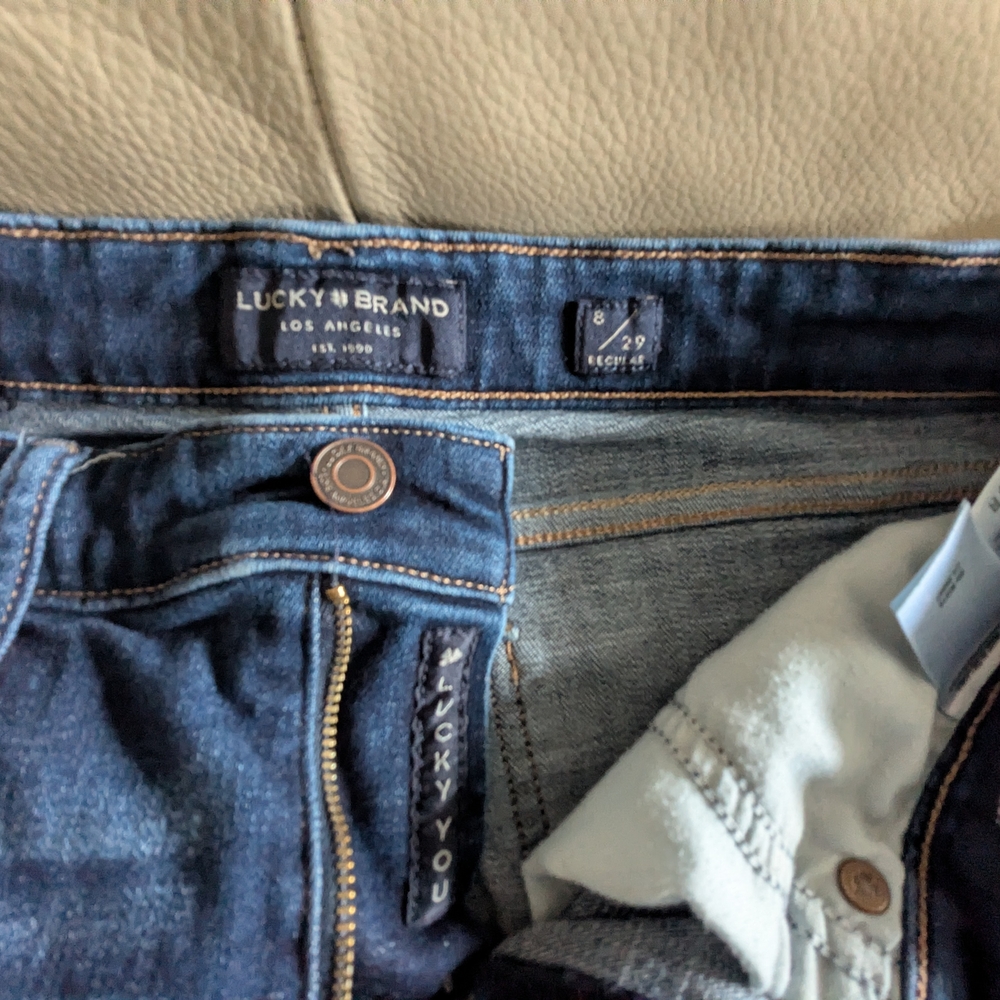 Lucky Brand Denim Jeans with White Accents - Picture 2 of 4